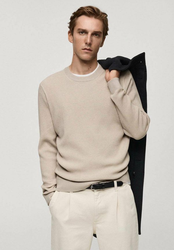 Strickpullover - beige