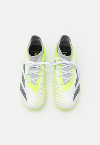 adidas Performance PREDATOR ACCURACY 1 - Fußballschuhe für festen Untergrund - footwaer white/core black/lucid lemon