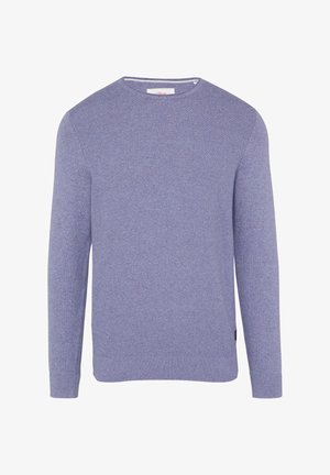 Heledatukollane pikkade varrukate ja ümarate kaelustega kampsun. Valmistatud kudumisest, mis sisaldab tekstuurset mustrit. Ilma nähtavate logode või kaunistusteta.