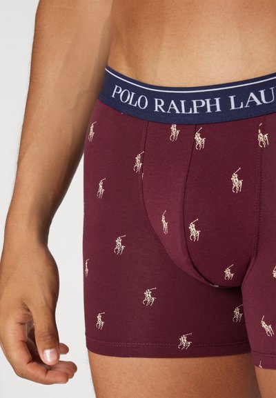 Polo Ralph Lauren 3 PACK - Boxer alsónadrág - bordeaux/grey/dark blue