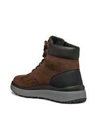 Geox U GRANITO GRIP B A - Botines con cordones - coffee black