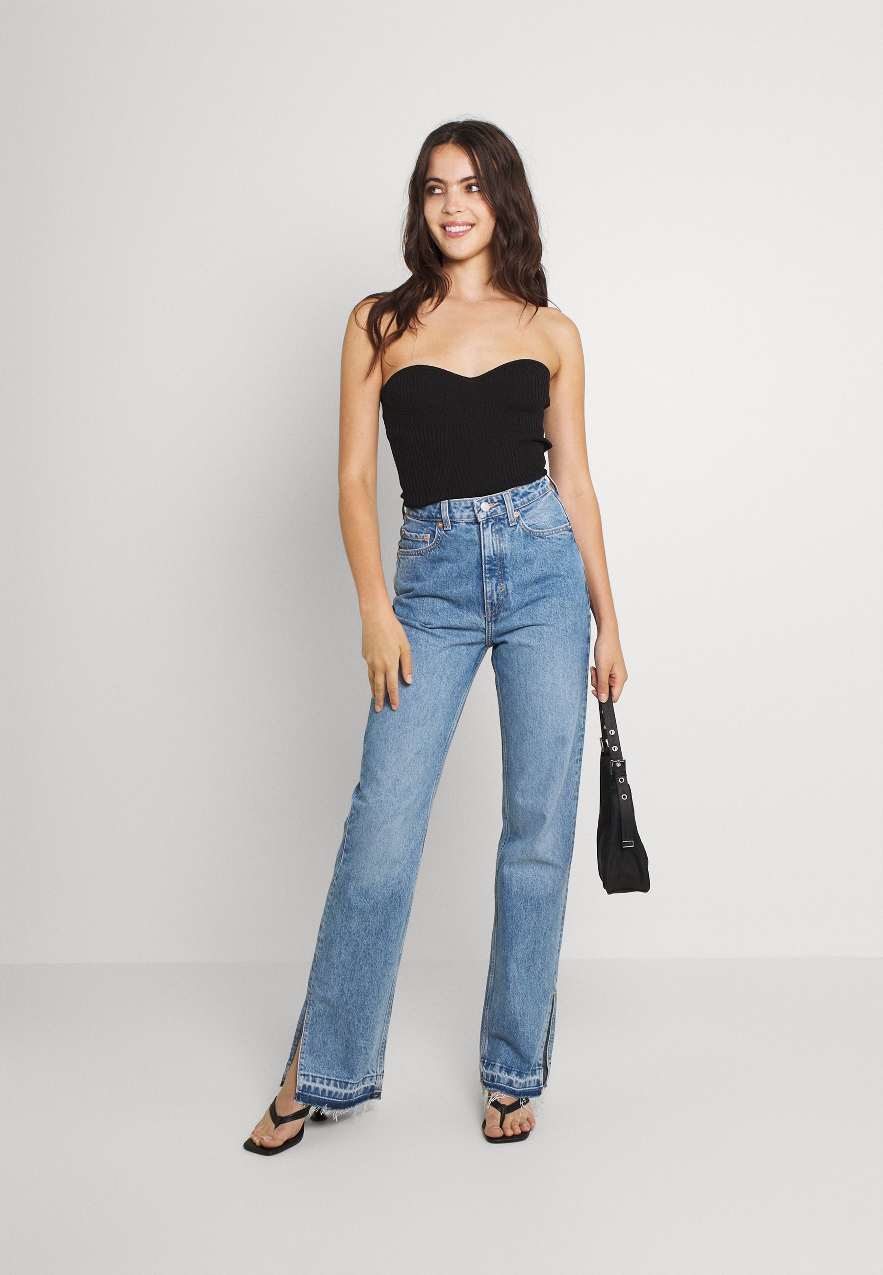 Weekday ROWE SPLIT - Straight leg jeans 