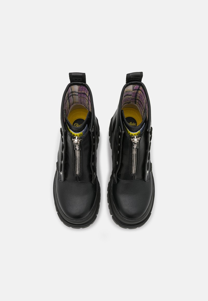 Buffalo ASPHA ZIP Stivaletti con plateau black/nero