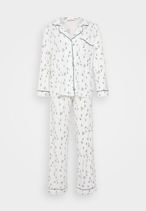 GISELE PRINTED LONG PJ - Pyjama set - white