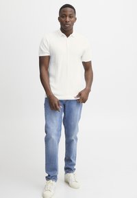 Casual Friday CFKARL POLO S KNIT - Pólóing - ecru