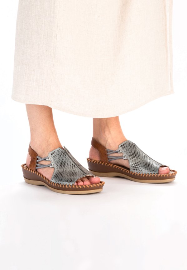 Keilsandalette - blau