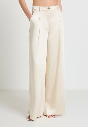 PALAZZO SIMIL - Pantalon classique - avorio