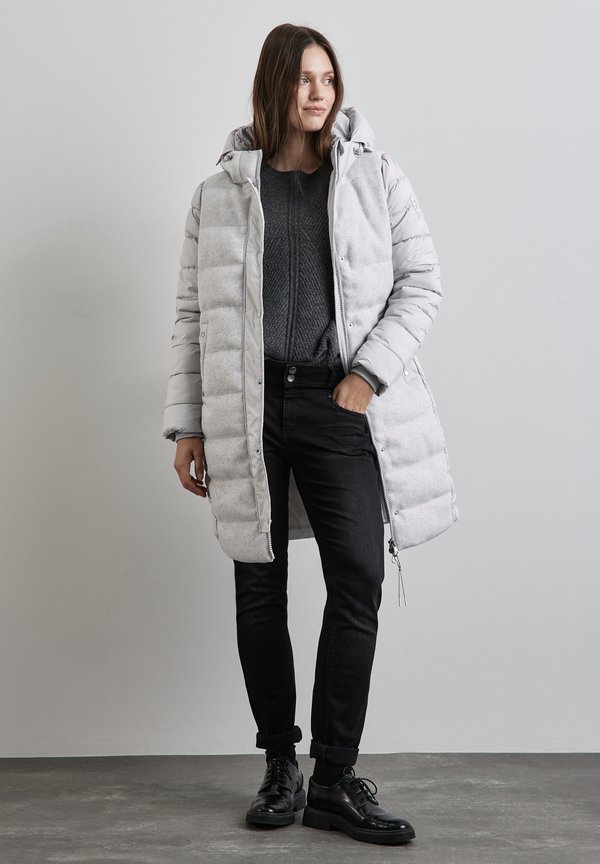 GEFÜTTERTE STEPP - Wintermantel - grau