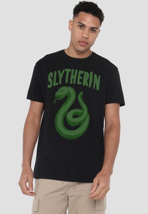 Cotton Soul, HARRY POTTER THE SLYTHERIN - Print T-shirt - black