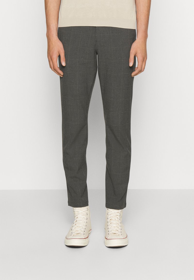 Selected Homme - SLHSLIM ROBERT PANTS - Chino stiliaus kelnės - grey, Padidinti