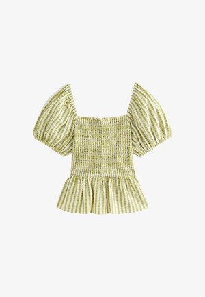 New Look, Blusa - green pattern