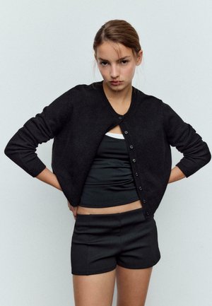 SOFT TOUCH - Strickjacke - black