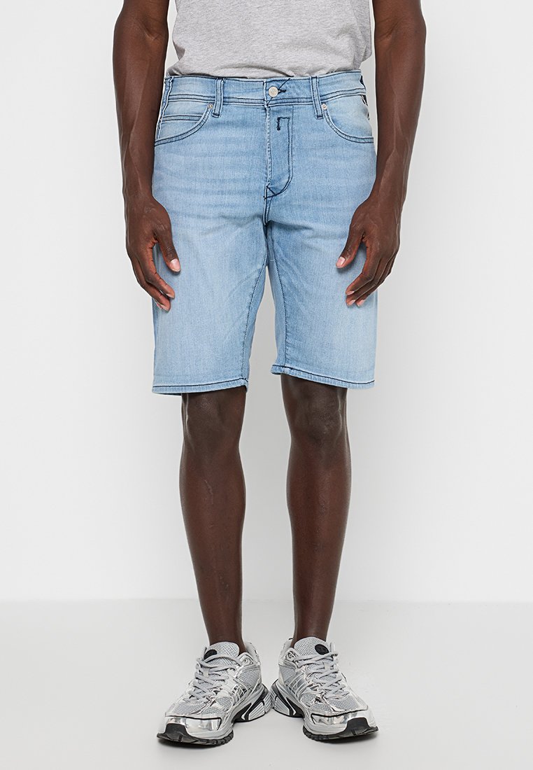 Replay Jeansshort lichtblauw