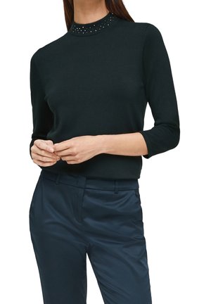 Strickpullover - dark green