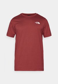 M SS BOX NSE TEE - T-shirts print - sumac/asphalt grey