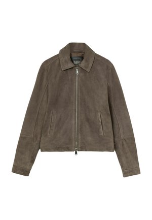 Reiss, Kožená bunda - grey