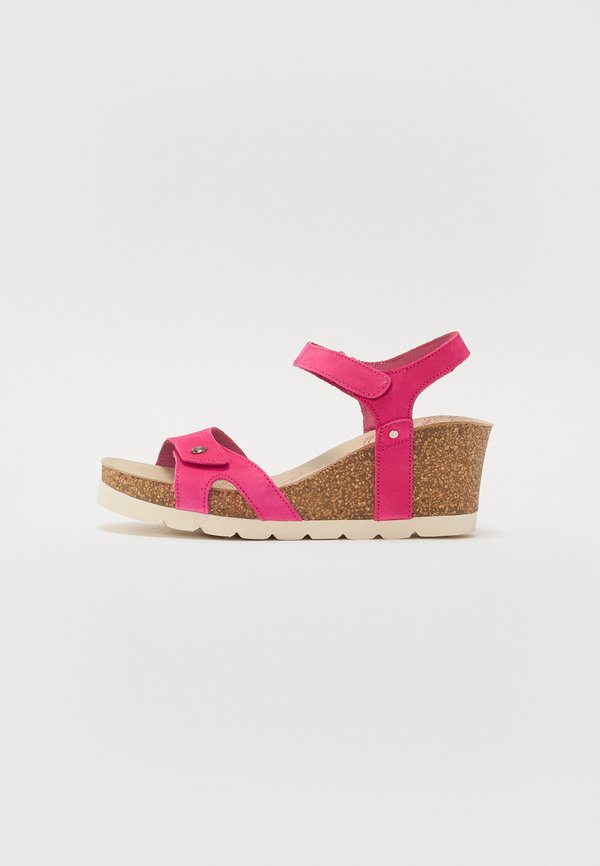 JULIA - Platform sandals - fuchsia