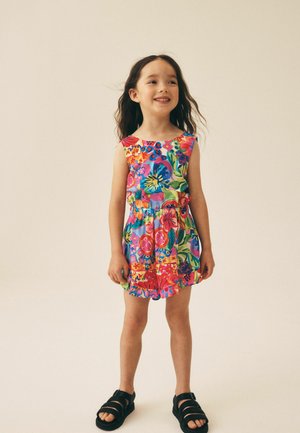 Next, REGULAR FIT - OPEN BACK RUFFLE HEM PLAYSUIT  . - Lühikeste varrukatega bodi - tropical