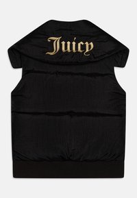Juicy Couture DIAMANTE COLLAR GILET Waistcoat black
