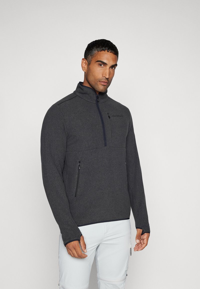 Norrøna FEMUND WARM HALFZIP UNISEX - Φλις πουλόβερ - caviar