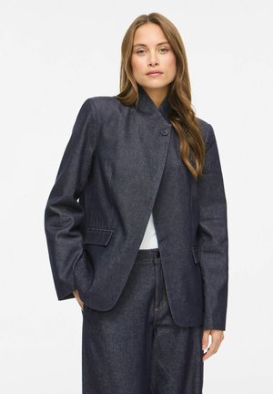VILA, BLAZER VILEATA BUTTONED - Blazer - dark blue denim