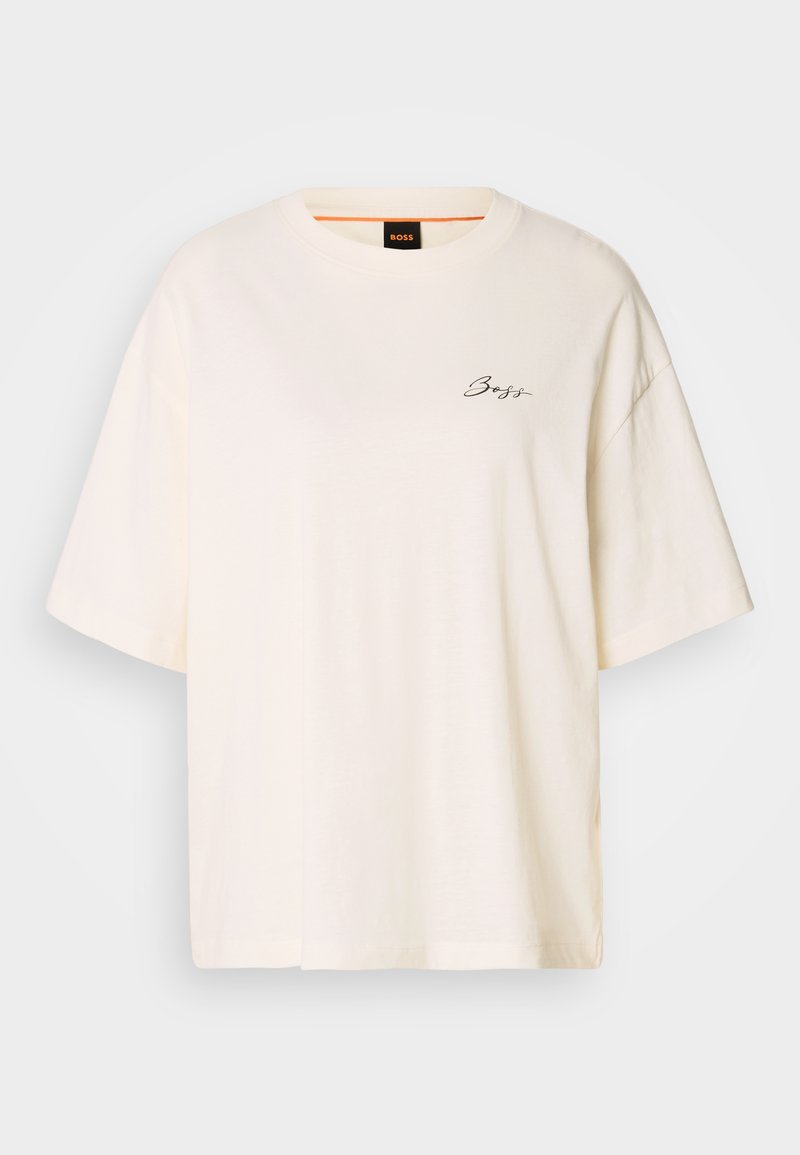 Boss T-shirt print wit Boss T-shirt print wit