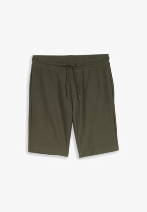 TOM TAILOR, STRUCTURED SHORTS - Pantalones deportivos - deep leaf green