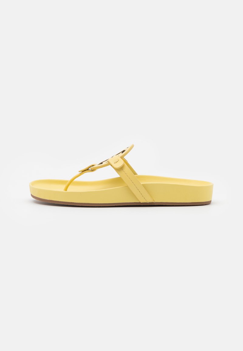 Tory Burch Miller Cloud T Bar Sandals Butter Yellow Yellow Zalando Co Uk Tory Burch Miller Cloud T Bar Sandals Butter Yellow Yellow Zalando Co Uk