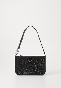 Guess BEAUVOIR MINI TOP ZIP BAG - Bolso de mano - black