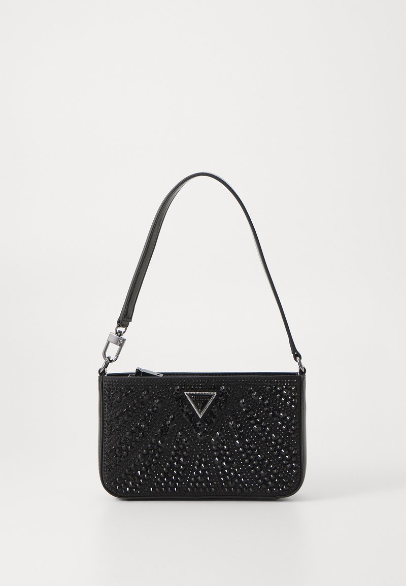 Guess BEAUVOIR MINI TOP ZIP BAG - Bolso de mano - black