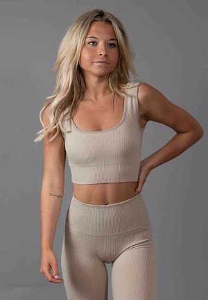 Sports bra - beige