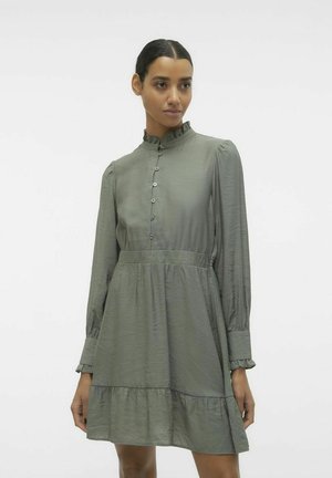 Vero Moda VMCIA KURZES - Robe chemise - laurel wreath