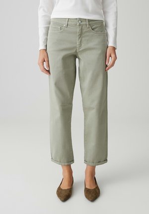 BARREL MELLY - Jeans Straight Leg - pale olive