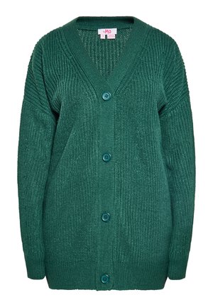 OVERSIZE  - Strickjacke - dunkelgrün