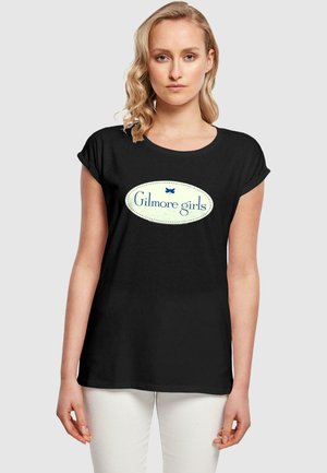 GILMORE  - Print T-shirt - black