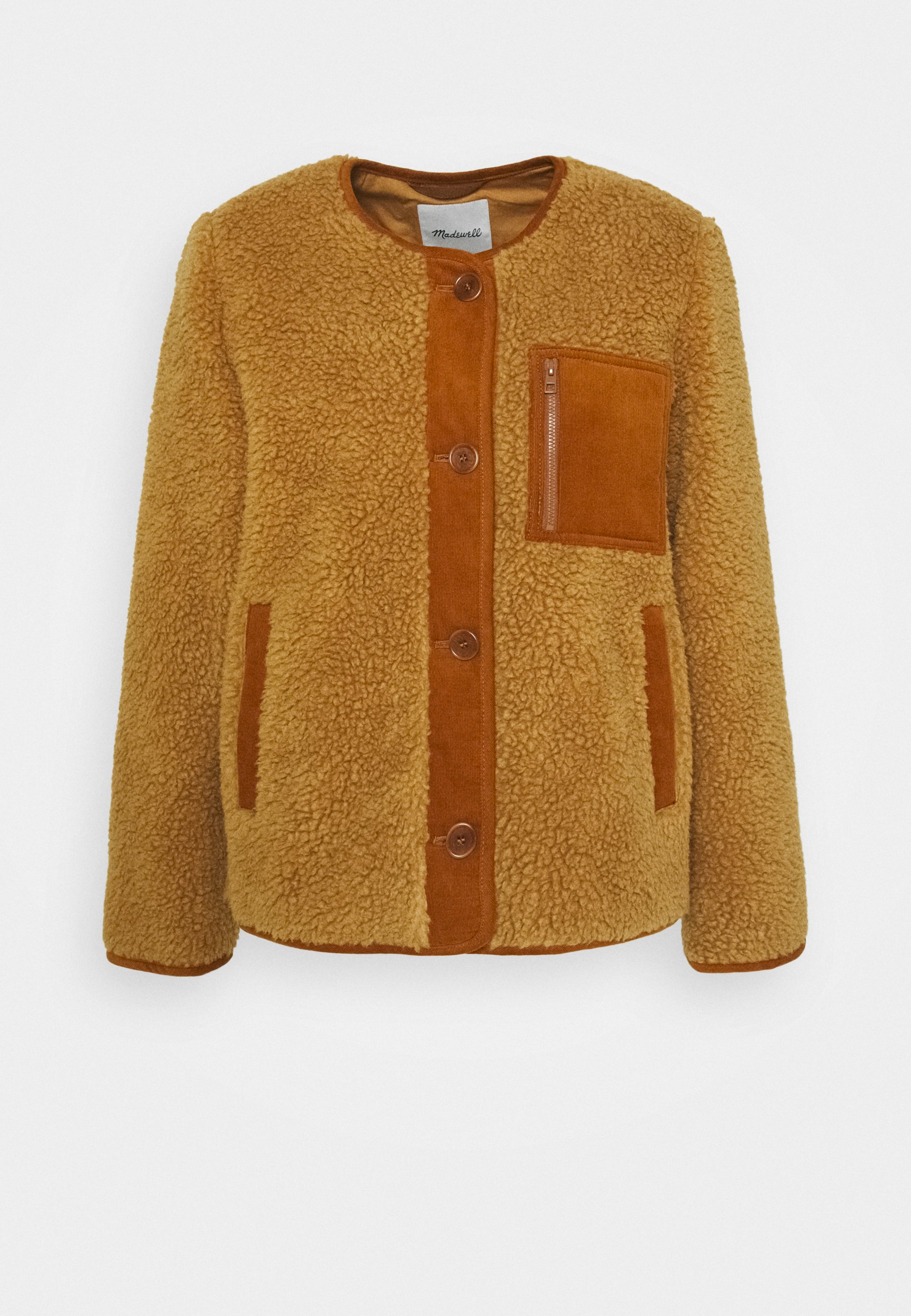 Madewell FUJI SHERPA LINER JACKET Winterjacke toffeetan Madewell FUJI SHERPA LINER JACKET Winterjacke toffeetan