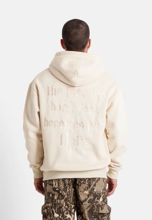 Felpa con cappuccio - beige
