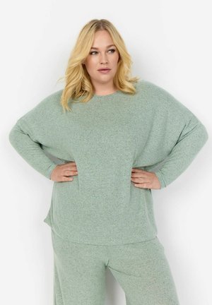 WA-SIMONE 4 - Langarmshirt - mineral green melange