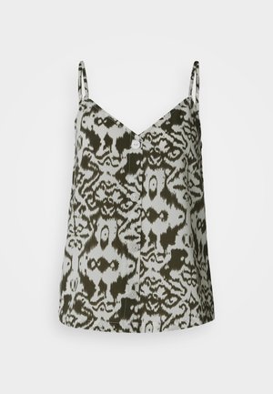 ONLY, ONLNOVA LIFE BUTTON SINGLET - Débardeur - kalamata