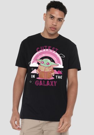 Star Wars, STAR WARS GROGU CUTEST IN THE GALAXY - Print T-shirt - black