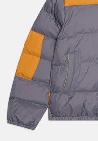 K-Way P. LE VRAI 3.0 CLAUDE UNISEX - Giacca outdoor - grey blue avio/yellow inca