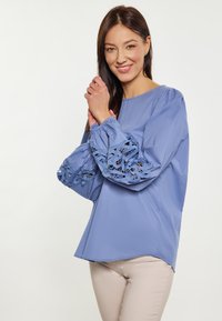 usha - Bluse - denimblau Miniaturebillede 1