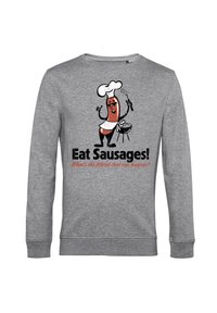 Henry Tiger EAT SAUSAGES - Sudadera - heather grey