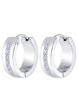 HOOPS SPARKLE - Örhänge - weiß