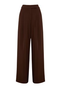 CALLI RENILA - Pantaloni - chocolate