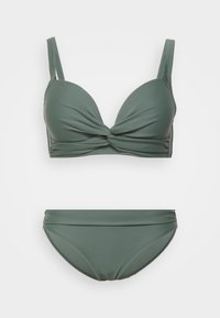 Unausgewählt, olive