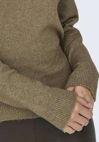 JDY JDYLAYLA ONECK - Πουλόβερ - malt ball melange