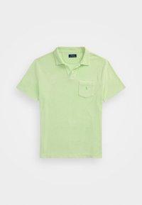 MINERAL DYED TERRY POLO SHIRT - Poloshirts - leaf