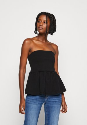 IRMA PEPLUM - Topper - black