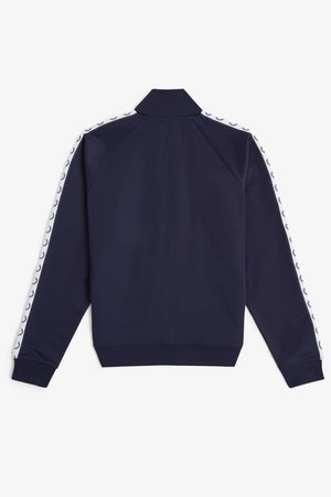 Sweat à Capuche Fred Perry – Bleu Marine – Homme Taille M – Fermeture éclair Intégrale – Occasion